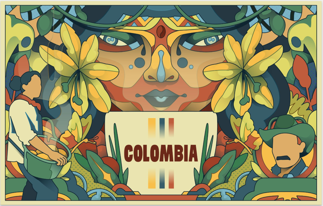 Colombia ORIGIN QSL Card