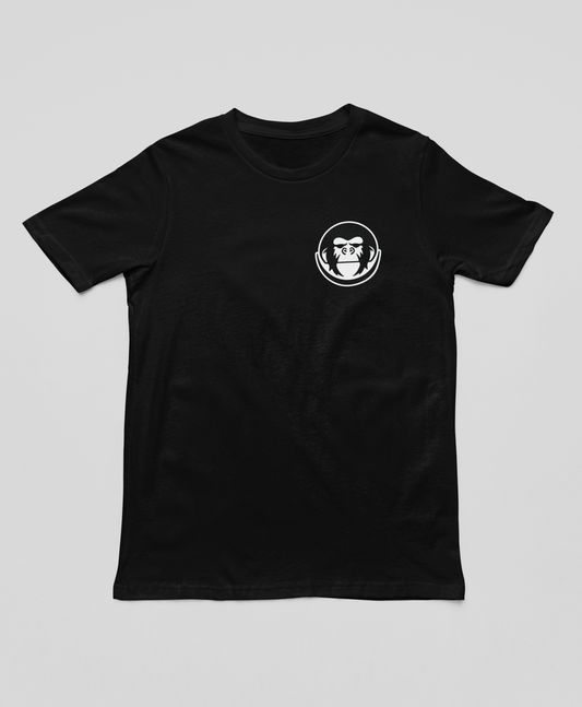 Space Monkey Black Tee