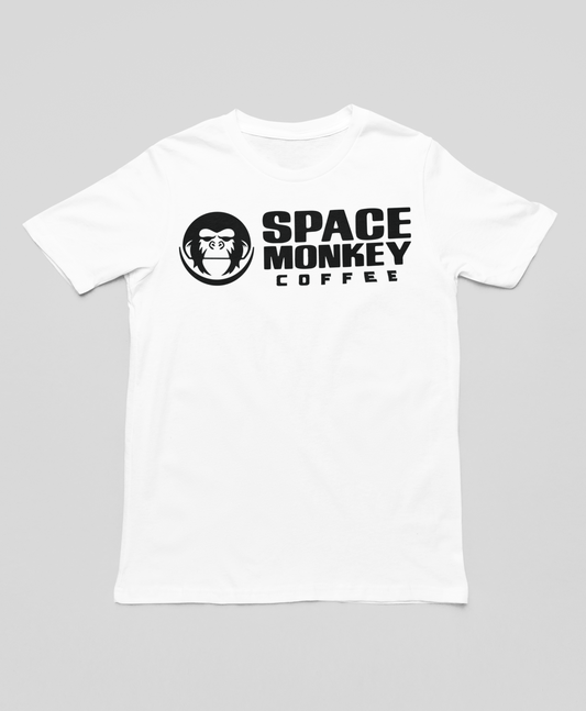 Space Monkey White Tee